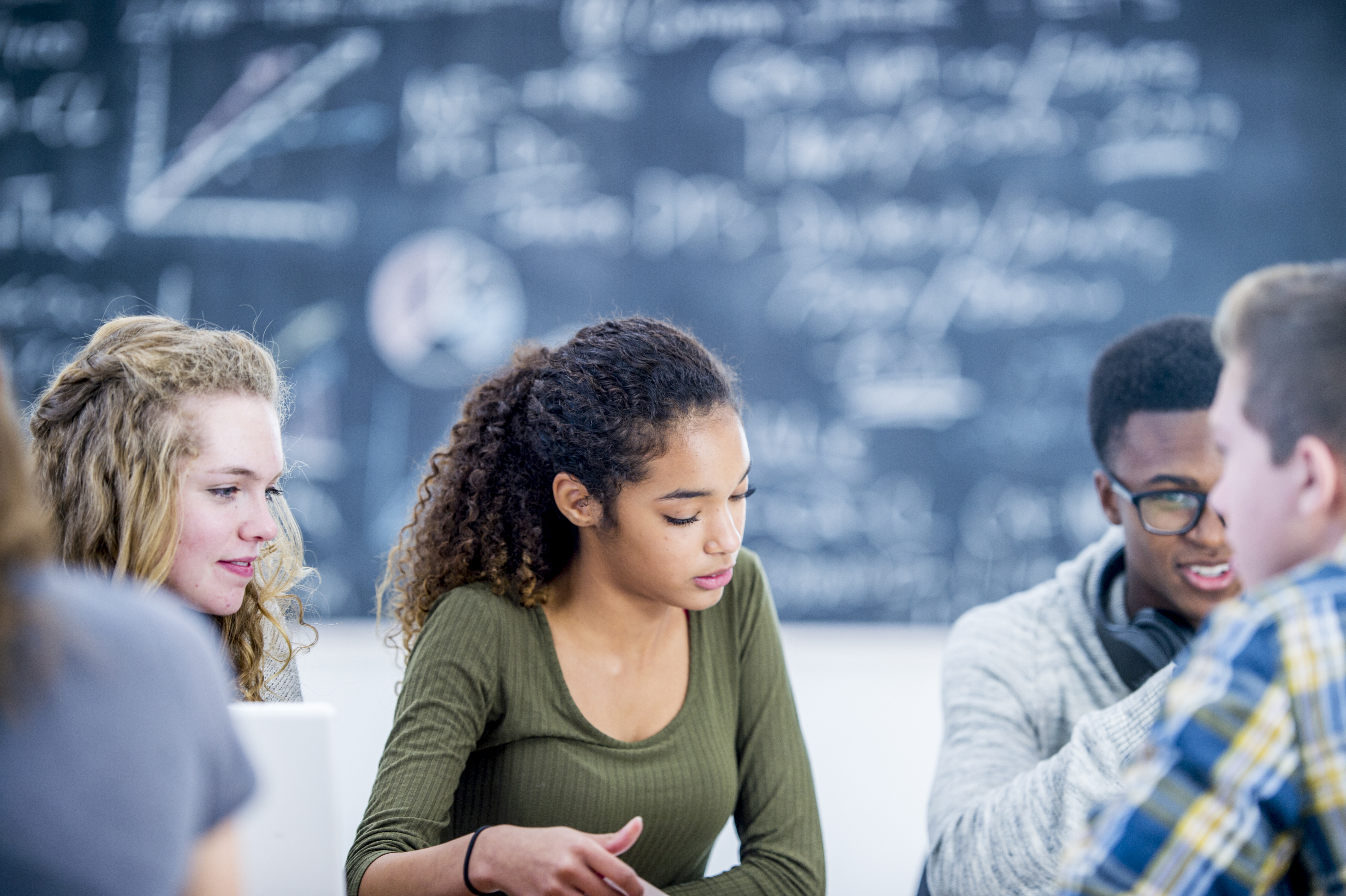 students in classroom