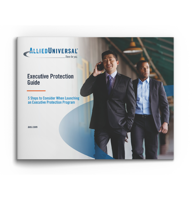 executive protection guide cover