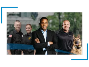 enhance protection team in uniform