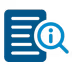 Fact sheet icon.