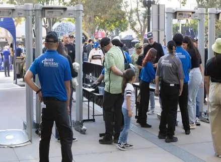 event team in uniform