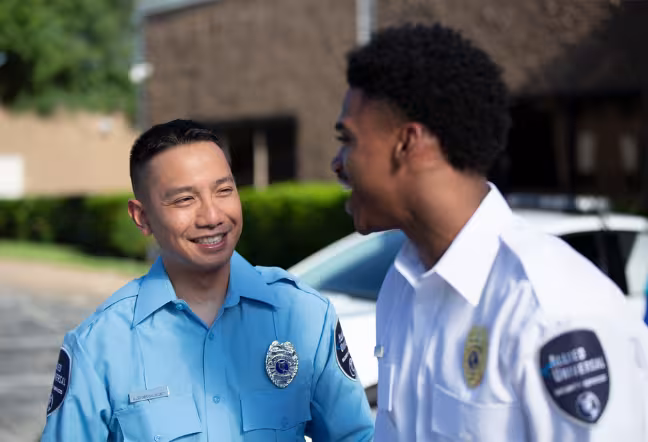two security guards