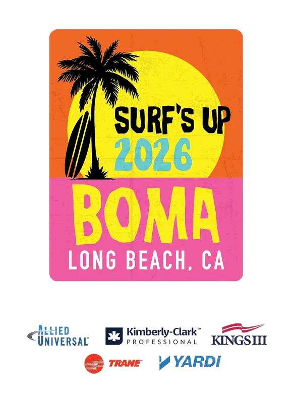 BOMA Surf's Up event logo