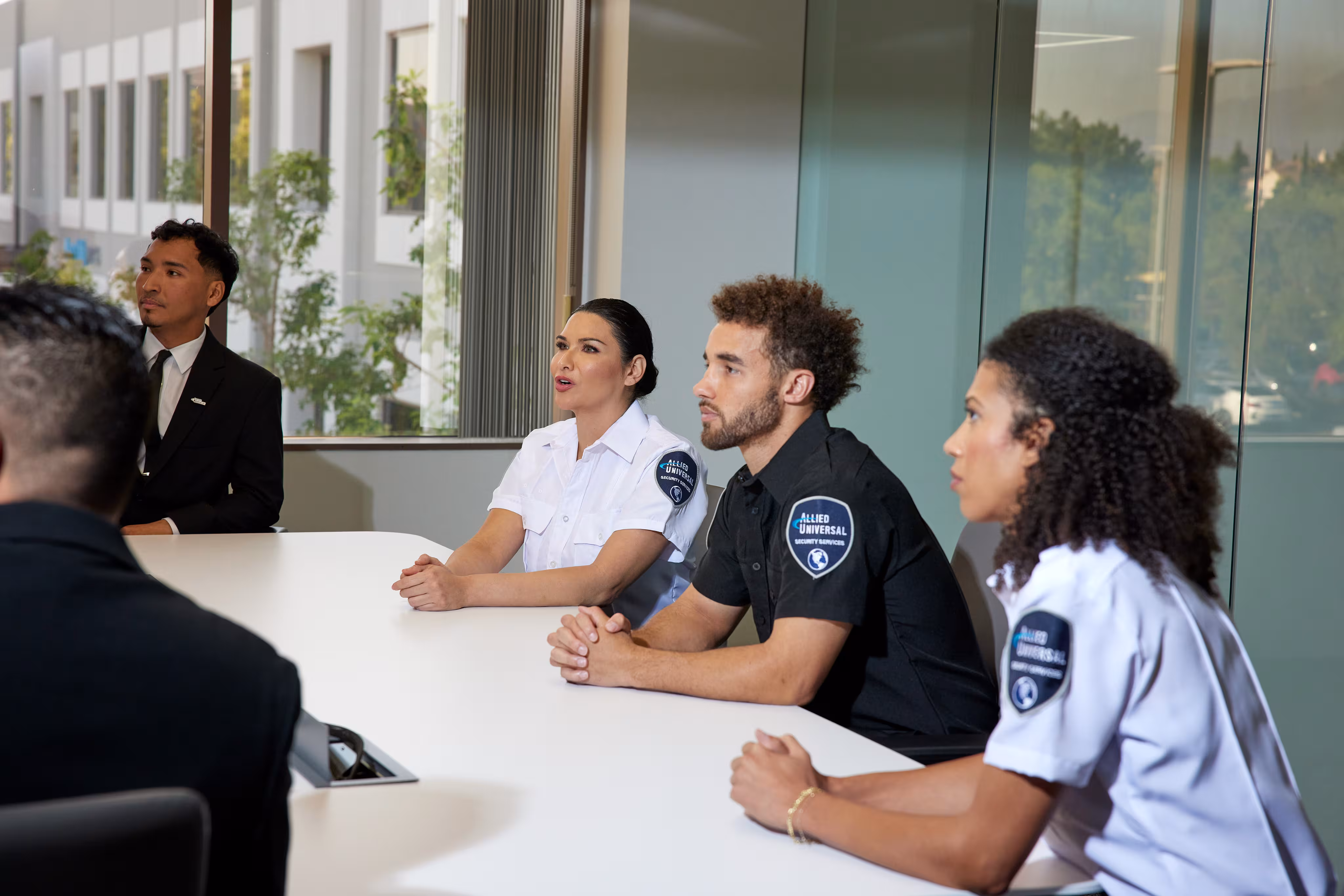 security professionals in training