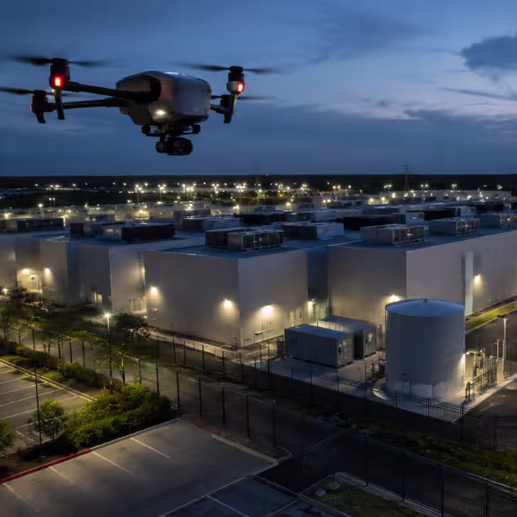 drone patrol for data centers